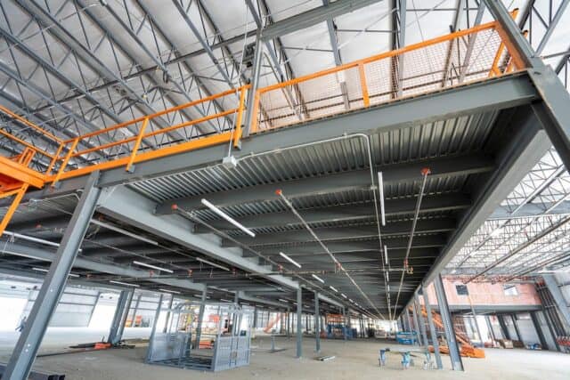 Bottom New Mezzanine Manufacturing Plant