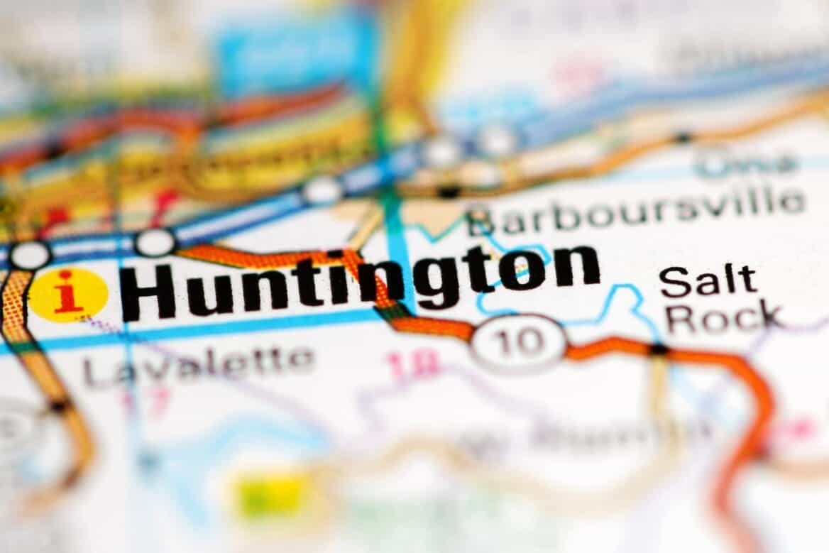 Huntington, West Virginia Map